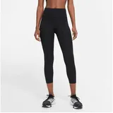 Nike Fast Crop Running Leggings Damen 010 black/reflective silv XS