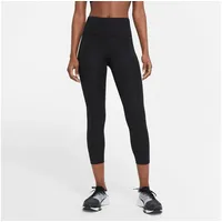 Nike Fast Crop Running Leggings Damen 010 black/reflective silv XS