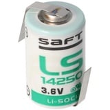 Saft LS14250CNR Lithium Batterie, Size 1/2 AA, Lötfahnen Z-Form