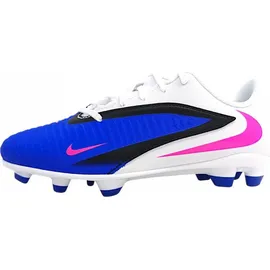Nike Phantom 6 Low Club FG/MG Kinder Racer Blue/Weiß/Pink Blast 35