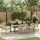 vidaXL Garten Essgruppe 7-tlg. Beige