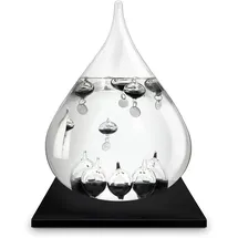 MikaMax Galileo Thermometer 27 cm Schwarz