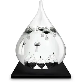 MikaMax Galileo Thermometer 27 cm Schwarz