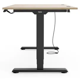 Yaasa Schreibtisch Desk Essential 140 x 80 cm Eiche hell/Schwarz