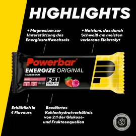 Powerbar Energize Original Berry Riegel 15 x 55 g