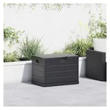 vidaXL Gartenlagerbox 77,5 x 54,5 x 53 cm Anthrazit