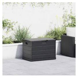 vidaXL Gartenlagerbox 77,5 x 54,5 x 53 cm Anthrazit