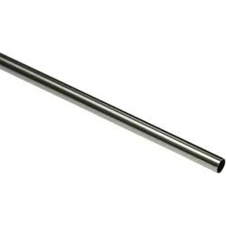 GARDINIA Gardinenstange Edelstahl Ø 12 mm, 120 cm – New York Serie