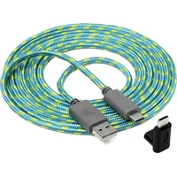 Snakebyte Charge:Cable Ladekabel Türkis/Gelb USB