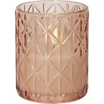 Star Trading LED-Windlicht Flamme Romb 13 cm beige