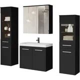 WELLTIME MADRIT II 5-tlg. Schwarz