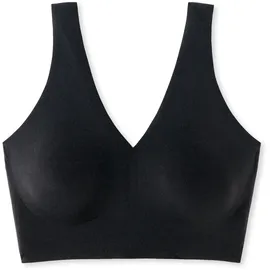 SCHIESSER Damen nahtloses Bustier mit herausnehmbaren Pads - Invisible Soft, schwarz_170364, 40