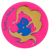 1000 Stück Fasching Chips/Karneval Chips Faschingschips hier Narr NEON PINK in verschiedenen Motiven und Farben erhätlich für Fastnacht, Fasnacht, Chips für die fünfte Jahreszeit