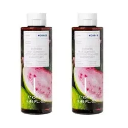 Korres Nettoyant Corporel Renouvelant Goyave 2x250ml Gel Douche 2x250 ml