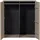 Woood Highboard 100 x 110 cm Beige