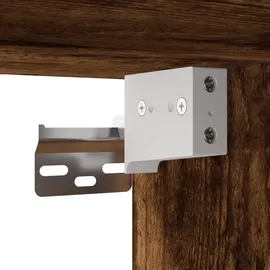 vidaXL Wandschrank 100 x 36,5 x 35 cm Räuchereiche