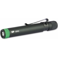 GP Lighting CP21 schwarz Grün Taschenlampe LED