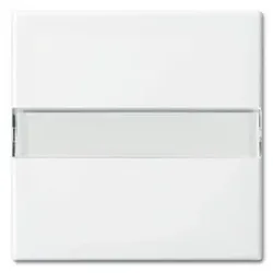 Kontrollwippe Schalter Busch-balance SI aws glz m.Beschr.Feld