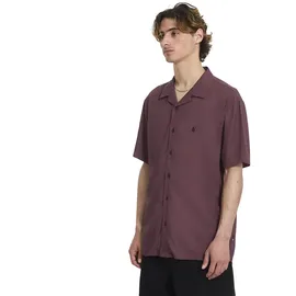 Volcom Single Stone Kurzarmhemd Lila S