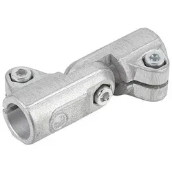 ROHRVERBINDER GELENK, FÜR RUNDROHRE, ALUMINIUM, KOMP:STAHL, A=25,1