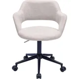 miliboo Jessy Design-Stoff Beige