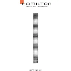 Hamilton - Ventura Band-set Edelstahl H695.242.102 - silber