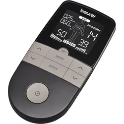 TENS-EMS-Gerät BEURER "Digital EM 1 R Relief+, 3-in-1 Reizstromgerät", ., Elektro-Muskel-StimulationsgeräteB:13,2cm H:2,7cm L:6,3cm, zur Schmerztherapie, Muskelstimulation und Entspannung, B:13,2cm H:2,7cm L:6,3cm