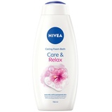 NIVEA Care & Relax Badschaum & Duschgel 2 in 1 750 ml