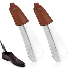 loninloan Schuhlöffel 2 Stück Silber