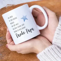 Keramiktasse "Danke Papa"