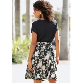 Buffalo Jerseykleid Kurzarm Mehrfarbig 46