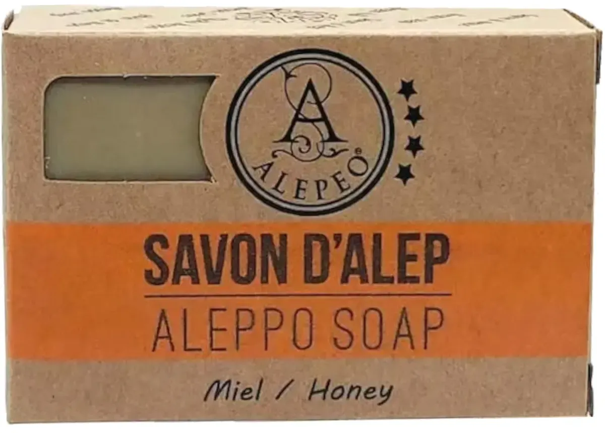 ALEPEO Aleppo Olivenölseife mit Honigduft 100 g