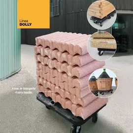 Artplast Dolly Transportroller schwarz B/H/L: ca. 29x12,5x48 cm - schwarz