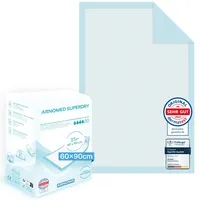 200x ARNOMED Inkontinenzunterlage Einweg , saugfähige Krankenunterlagen 60x90cm, Baby Wickelunterlage Einweg, 5-lagige Zellstoff Unterlagen Bett bei Inkontinenz, Betteinlagen Einweg, Wickelunterlage