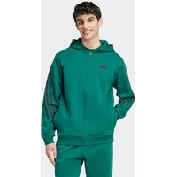 Adidas Kapuzensweatshirt ADIDAS SPORTSWEAR "M FI 3S FZ" Gr. S, grün (collegiate green) Herren Sweatshirts