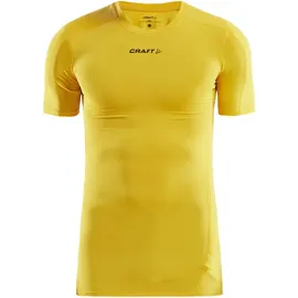 Craft Pro Control Kompressionsshirt Gelb XL