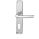Hoppe Türdrücker Birmingham PZ Alu F1 1117/202SP Türgriff Klinke Langschild Tür