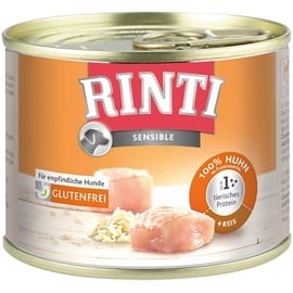 Rinti Sensible Huhn & Reis Nassfutter 12 x 185 g