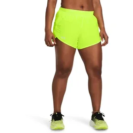Under Armour Fly-By Shorts Damen 731 high vis yellow/high vis yellow/reflective M