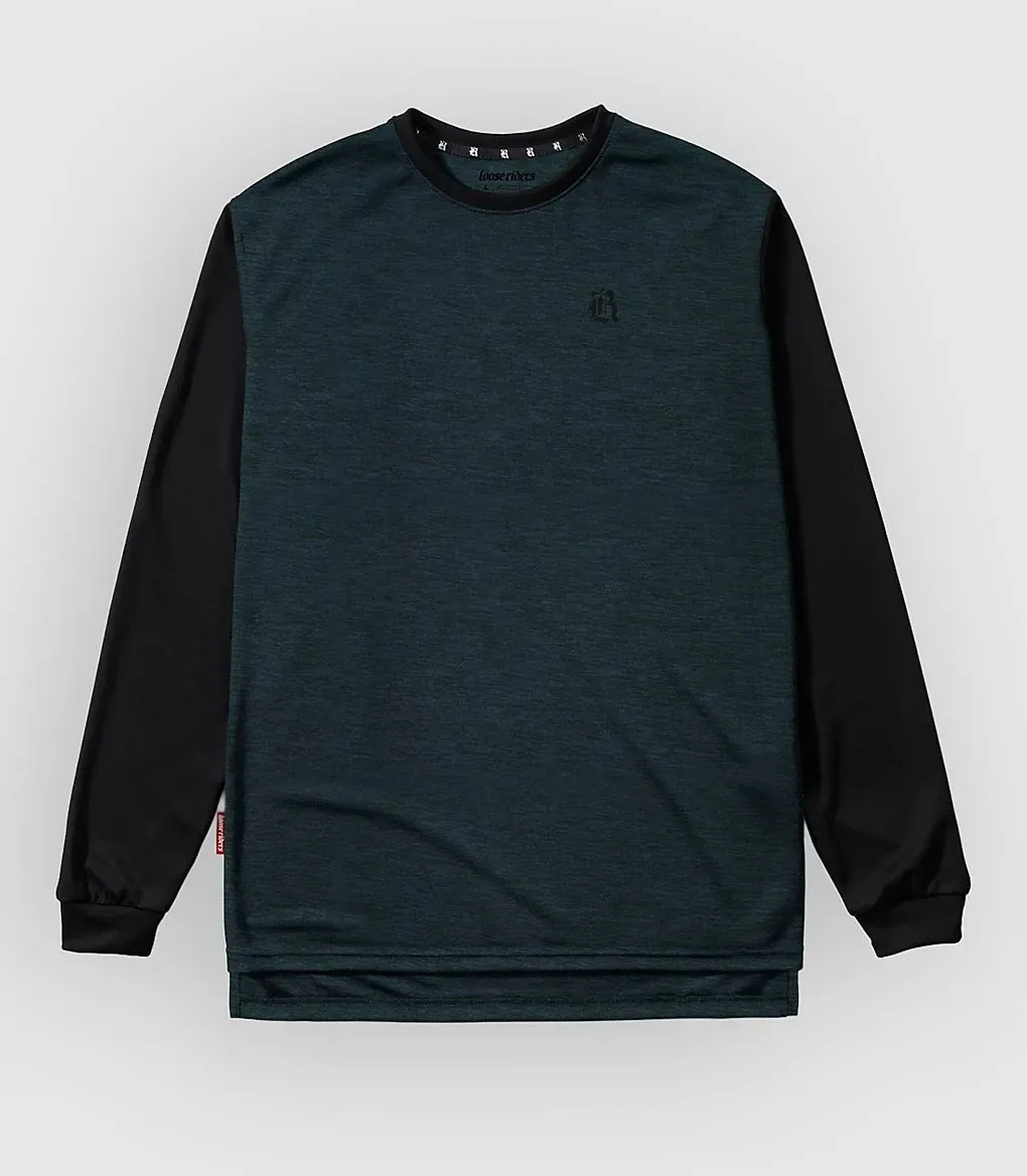Loose Riders Ess. Heather Long Sleeve Jersey blue Gr. M