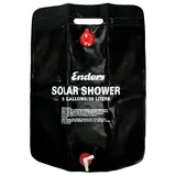 Enders® Solardusche 20 Liter, Außendusche, Campingdusche, Gartendusche, Reisedusche, mit Handbrause, mobil, Outdoor, inkl. 2 Meter Aufhängeriemen, #7497, Schwarz
