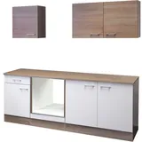 Flex-Well Küchenzeile Samoa 210 cm weiß