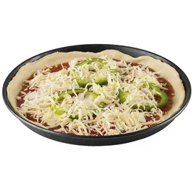 APS Pizzaform rund Ø 28/26,3 x 2,5 cm - Pizzablech aus Blaublech, zum professionellen Pizzabacken