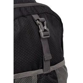 Trespass Turzo Packaway Rucksack Schwarz