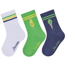Sterntaler Socken 3er-Pack Eis in weiß – Gr.: 34