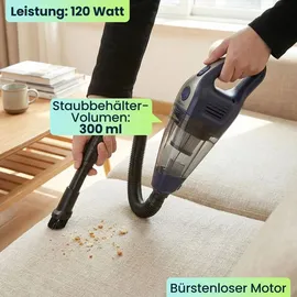 ideoon Akku Handstaubsauger schwarz