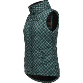 Ragwear Steppweste »Steppweste Hesty Print grün