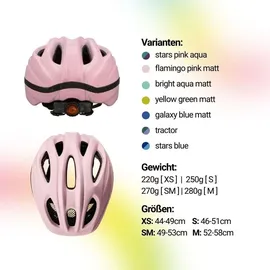 KED Meggy II Trend 49-53 cm Kinder flamingo pink