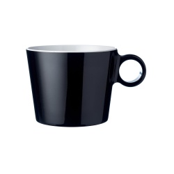 Mepal Flow Cappuccinotasse für Outdooraktivitäten, 375 ml, Campinggeschirr eignet sich ideal für den Urlaub, Farbe: schwarz