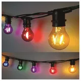FHS International LED-Lichterkette spritzwassergeschützt 3 m bunt